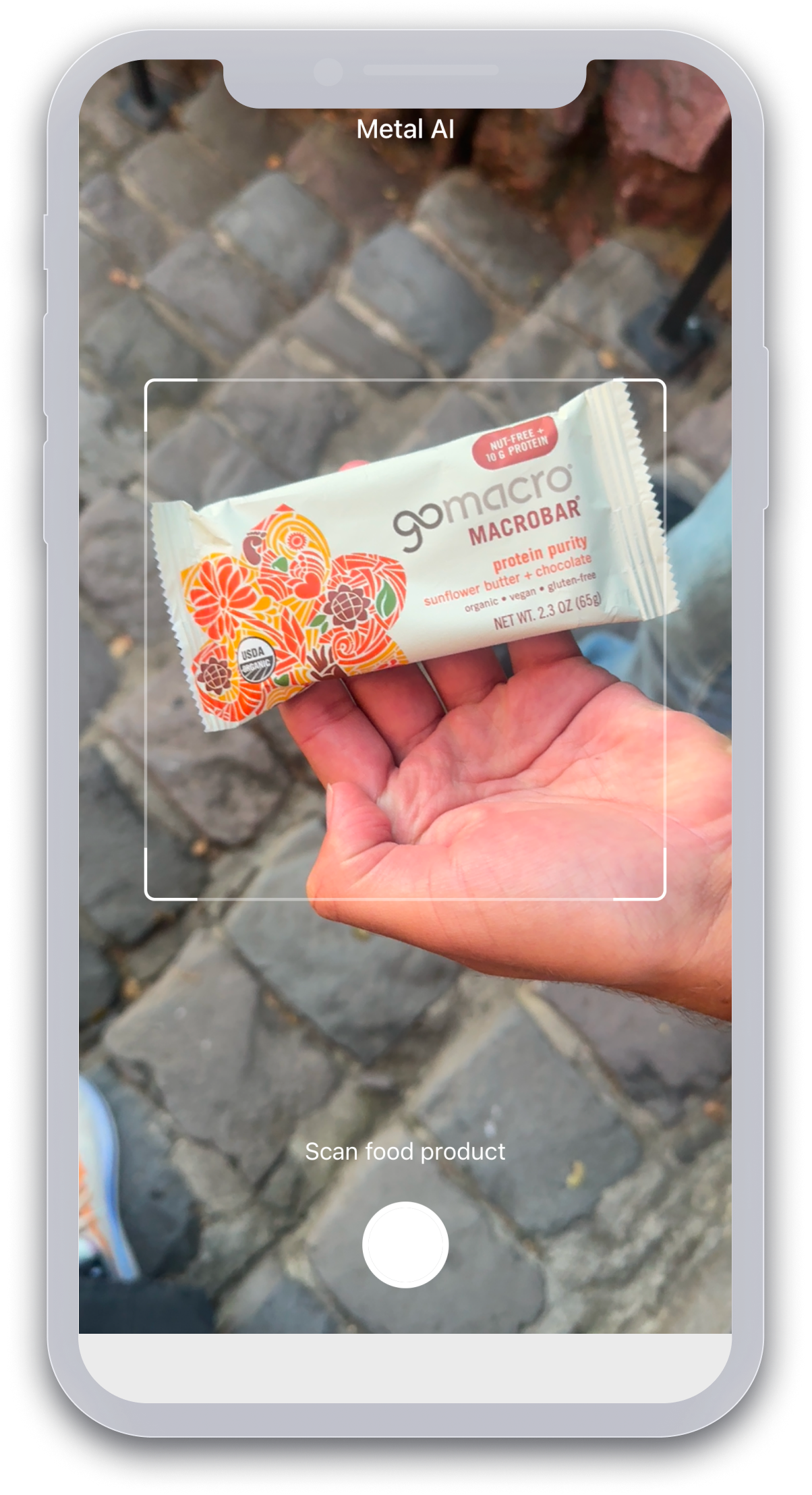 Metal AI app interface